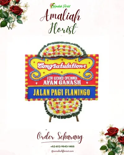 Bunga Papan Congratulation di Majatengah